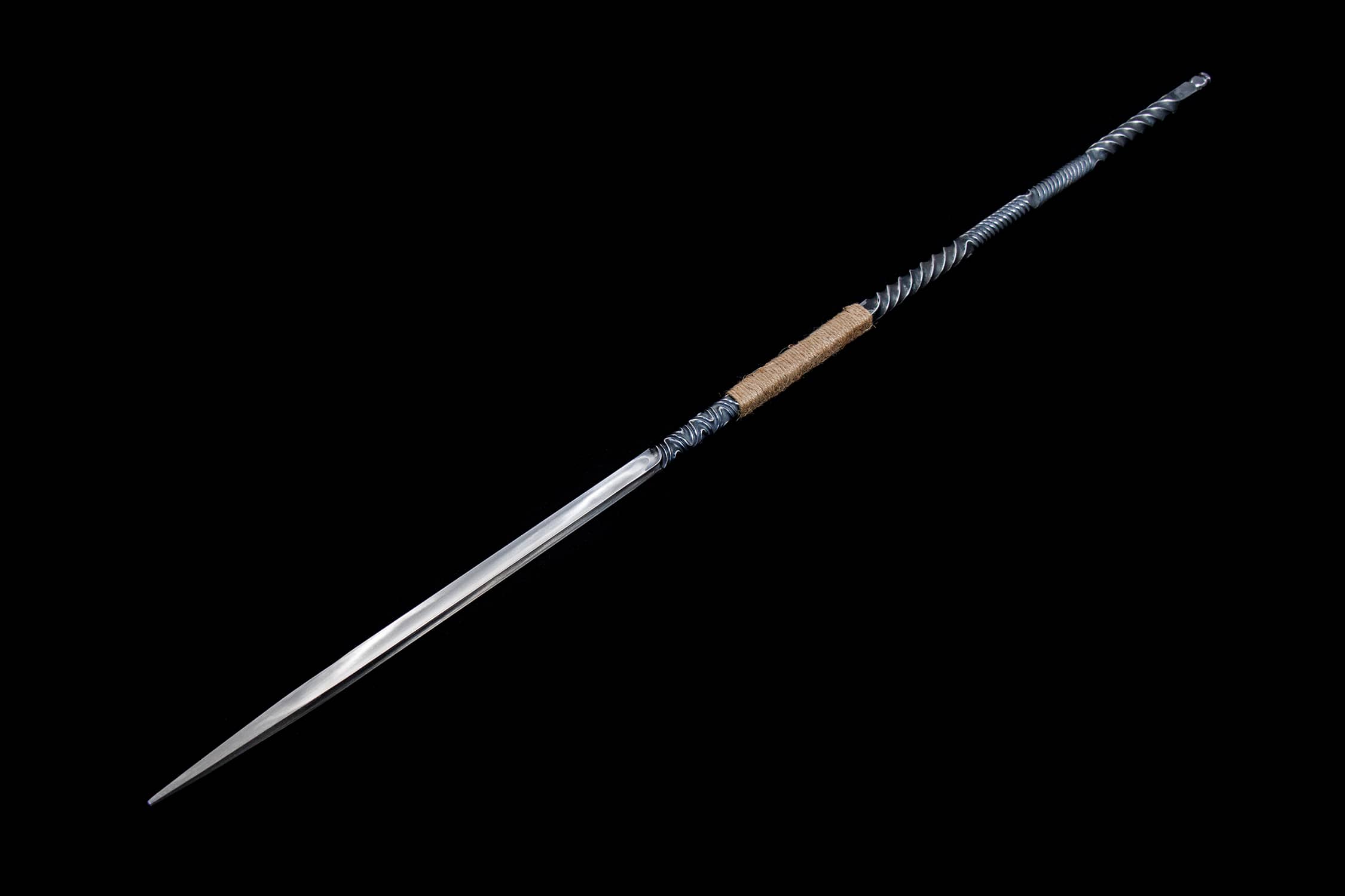 Sui Feng Carbon Steel Spear - traditional Chinese historical replica, full product view
