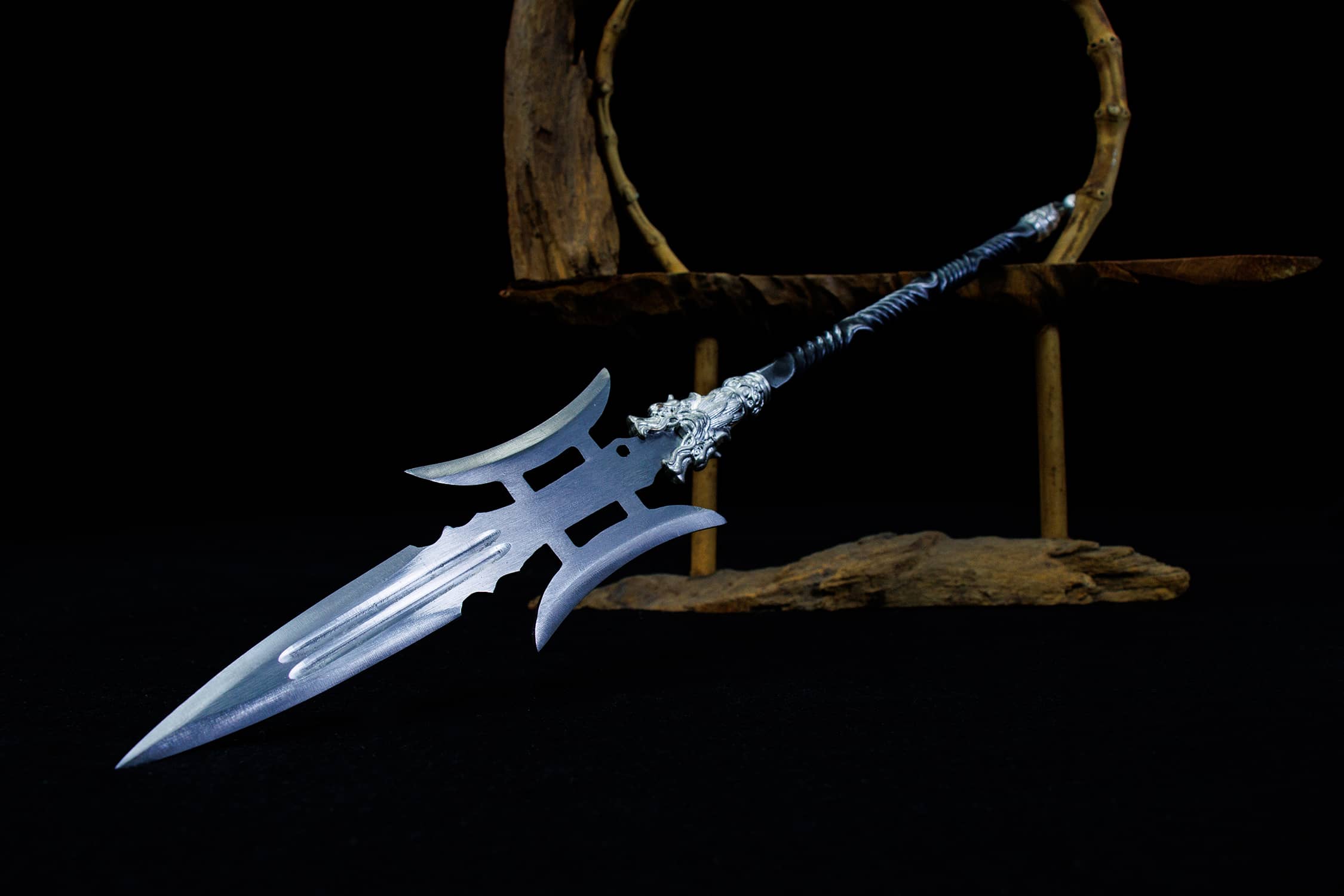 Fang Tian Hua Ji High-Chromium Steel Cold Historical Replica - traditional Chinese historical replica, full product view