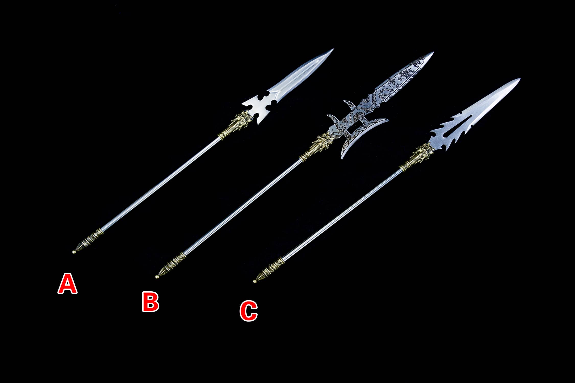 Wei Bing Xi Lie Long Ao High-Chromium Steel Cold Historical Replica - traditional Chinese historical replica, full product...