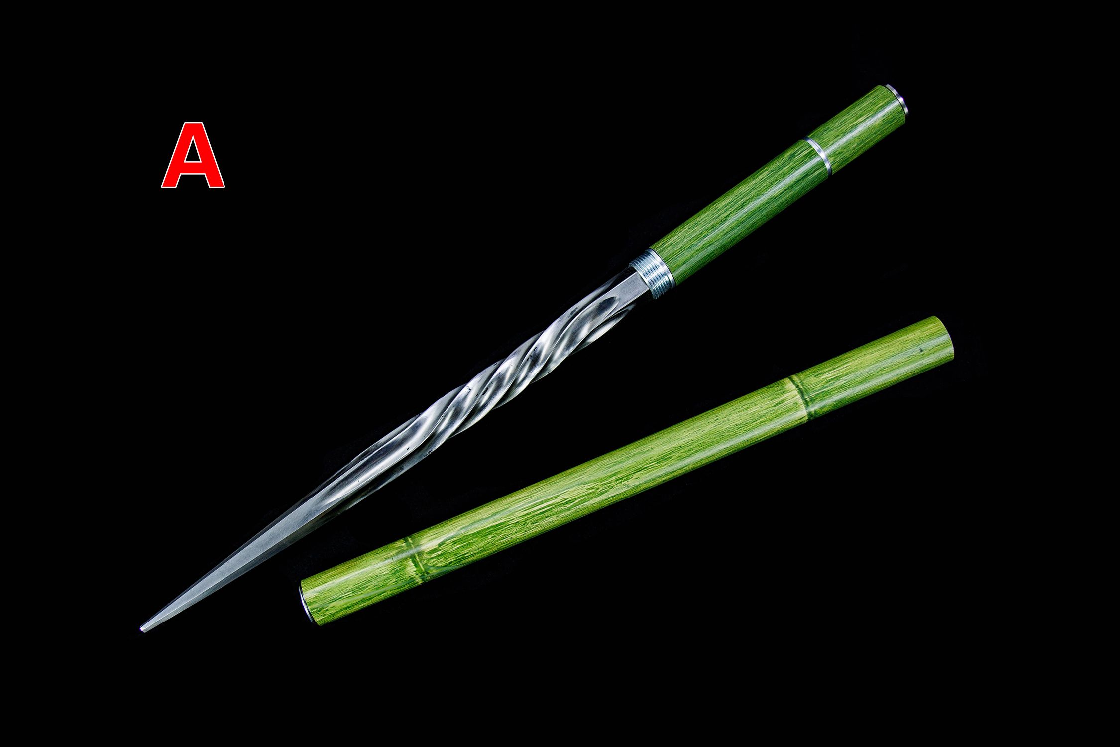 Yun Feng Carbon Steel Tactical Spike - traditional Chinese historical replica, full product view
